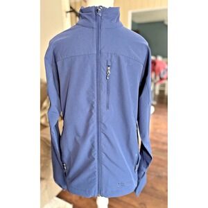Marmot‎ Men's Tempo Full Zip Jacket Blue Pocket Outdoor Hiking Small